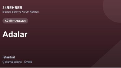 Adalar Kütüphaneler — 34rehber