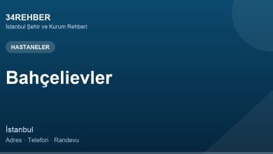 Bahçelievler Hastaneler — 34rehber