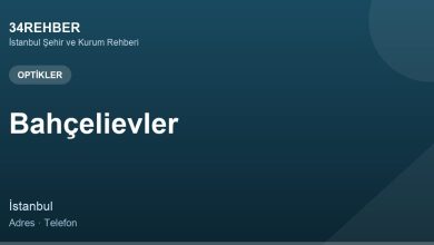 Bahçelievler Opti̇kler — 34rehber