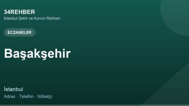 Başakşehir Eczaneler — 34rehber