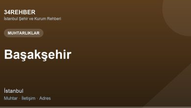 Başakşehir Muhtarliklar — 34rehber