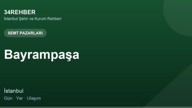 Bayrampaşa Semt pazarlari — 34rehber