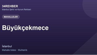Büyükçekmece Mahalleler — 34rehber