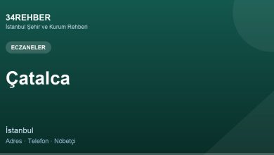 Çatalca Eczaneler — 34rehber
