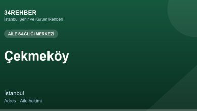 Çekmeköy Ai̇le sağliği merkezi̇ — 34rehber