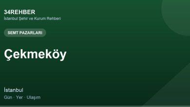 Çekmeköy Semt pazarlari — 34rehber