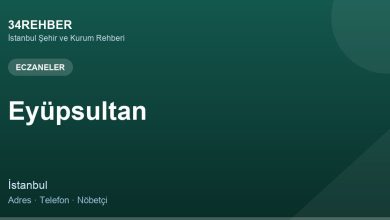 Eyüpsultan Eczaneler — 34rehber