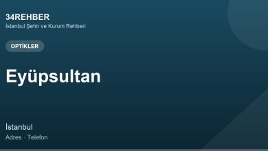 Eyüpsultan Opti̇kler — 34rehber