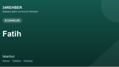 Fatih Eczaneler — 34rehber