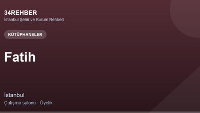 Fatih Kütüphaneler — 34rehber
