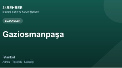 Gaziosmanpaşa Eczaneler — 34rehber