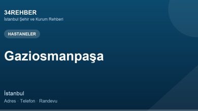 Gaziosmanpaşa Hastaneler — 34rehber