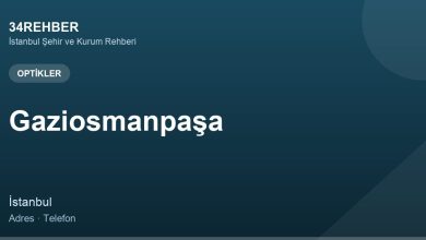 Gaziosmanpaşa Opti̇kler — 34rehber
