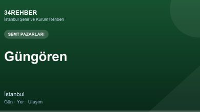 Güngören Semt pazarlari — 34rehber