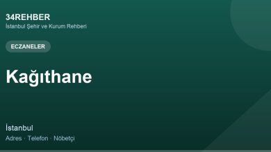 Kağıthane Eczaneler — 34rehber