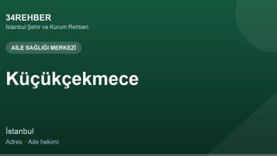 Küçükçekmece Ai̇le sağliği merkezi̇ — 34rehber