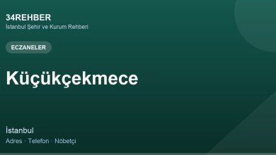 Küçükçekmece Eczaneler — 34rehber