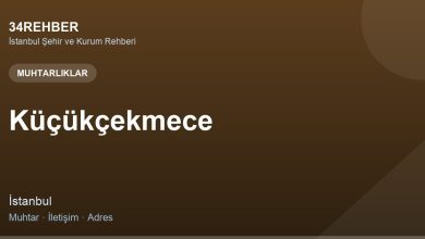 Küçükçekmece Muhtarliklar — 34rehber