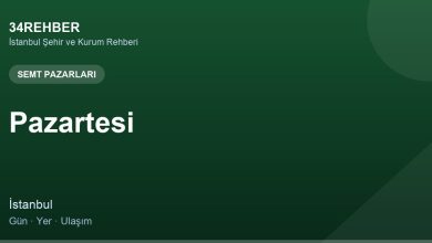 Pazartesi Semt pazarlari — 34rehber