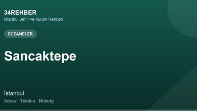 Sancaktepe Eczaneler — 34rehber