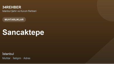 Sancaktepe Muhtarliklar — 34rehber