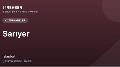 Sarıyer Kütüphaneler — 34rehber