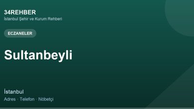 Sultanbeyli Eczaneler — 34rehber