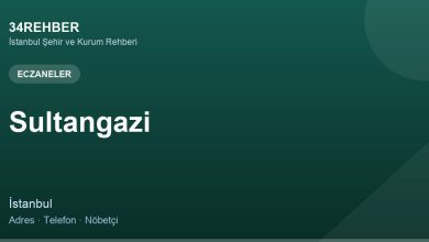 Sultangazi Eczaneler — 34rehber