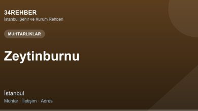 Zeytinburnu Muhtarliklar — 34rehber